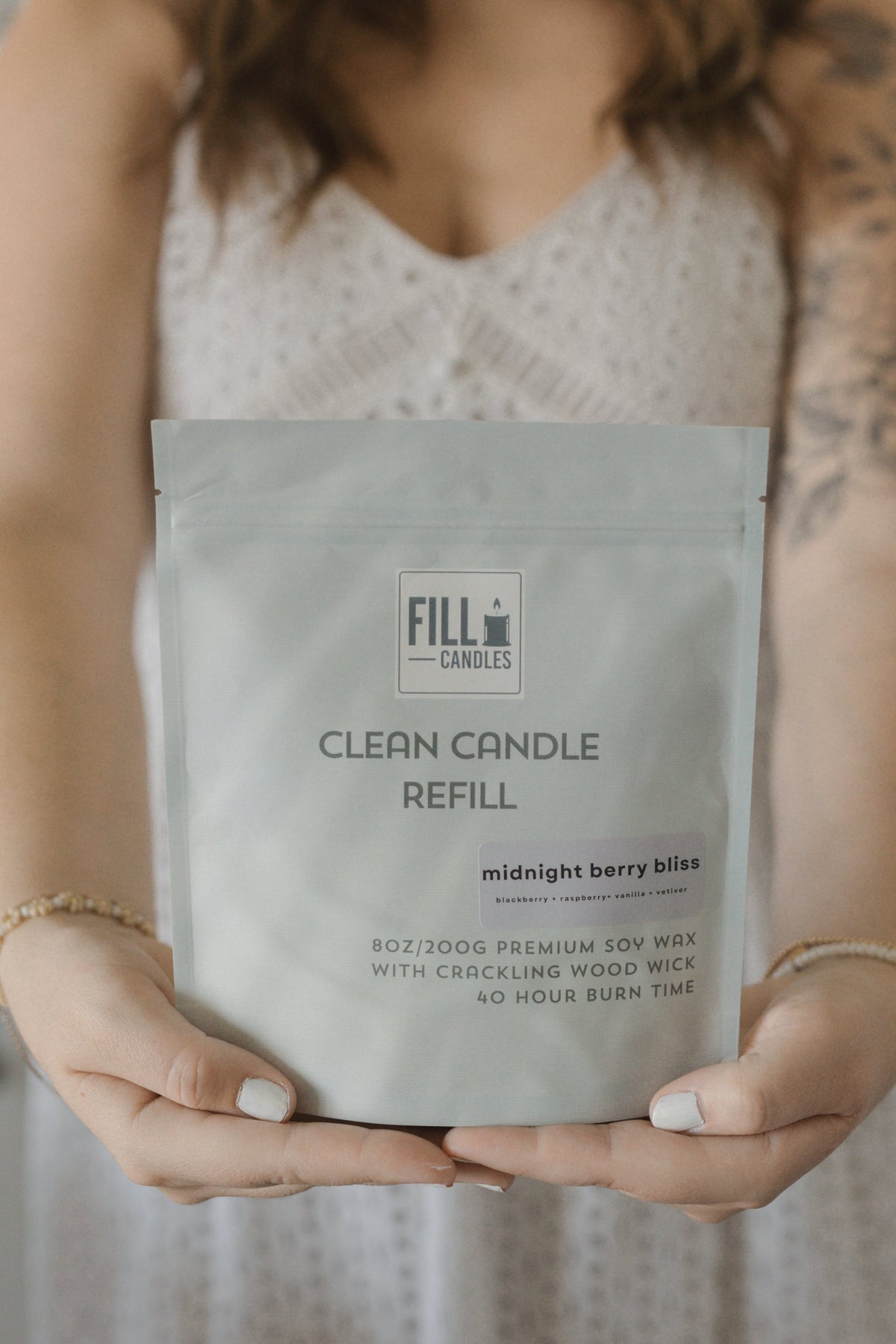 Midnight Berry Bliss Candle Refill | FILL Candles Refills, Okanagan